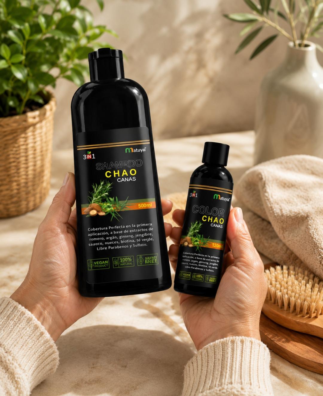 CHAO CANAS MALAYA | Recupera Tu Color Natural y Dile Adiós a las Canas