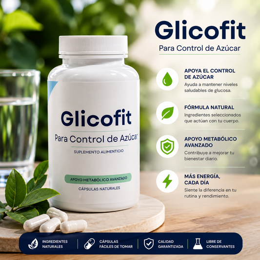 GlicoFit - Acción avanzada para el control del azúcar - 30 Cápsulas 💊