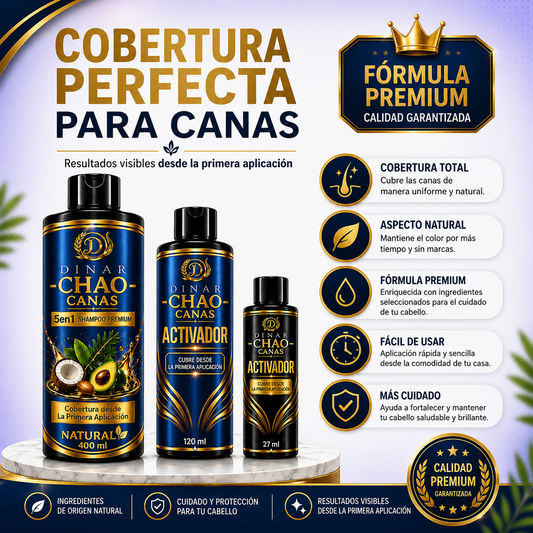 Chao Canas 5 En 1 Argán | Cobertura Natural Desde La Primera Aplicación