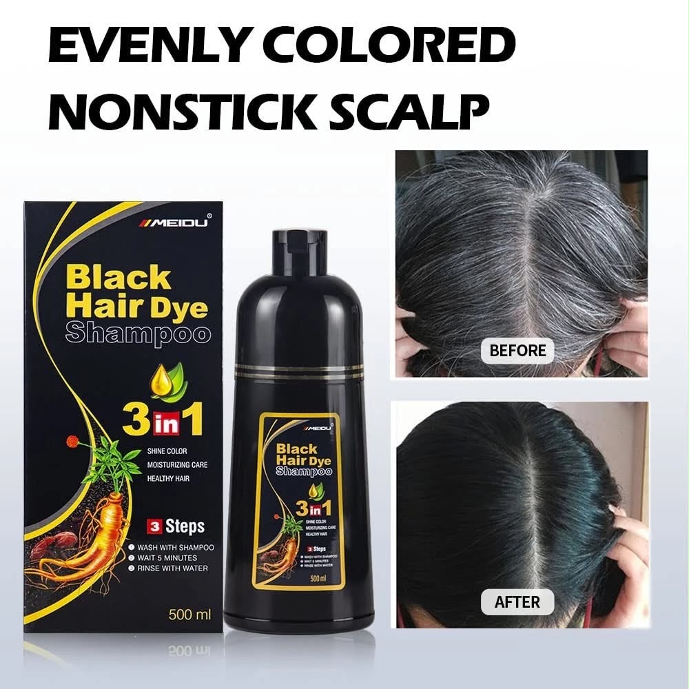 Cubre tus canas en minutos y disfruta de un cabello negro, brillante y con aspecto natural
